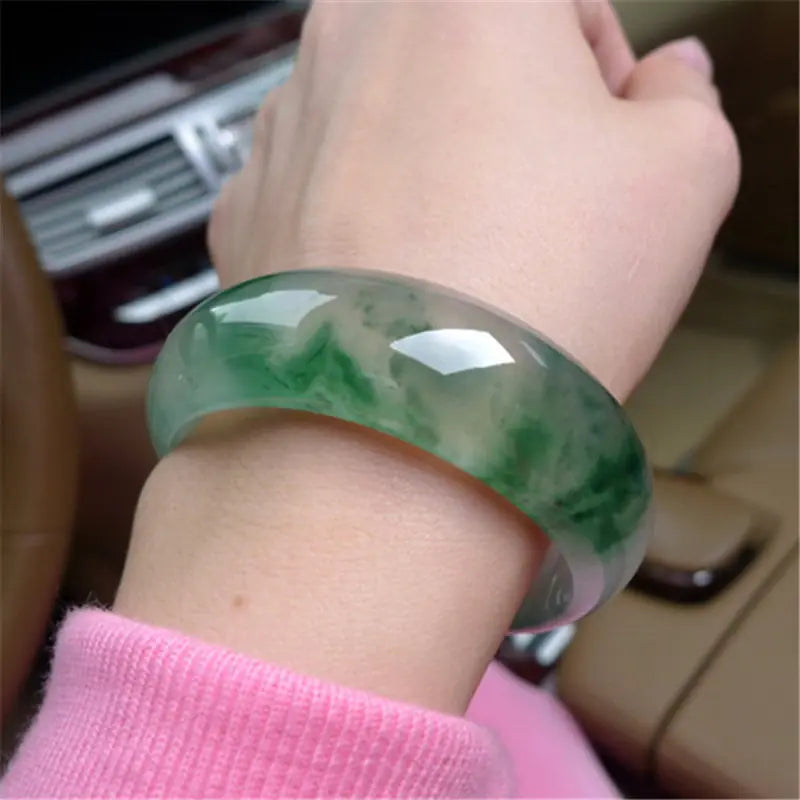 💎 Narria™ – Blue Jade Bangle